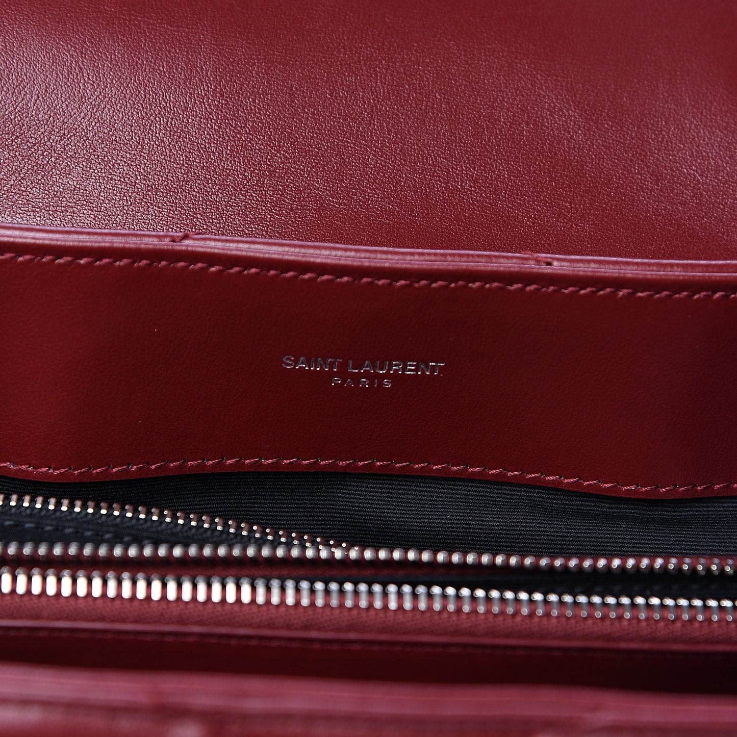 Calfskin Y Quilted Monogram Medium Loulou Chain Satchel Palissandre