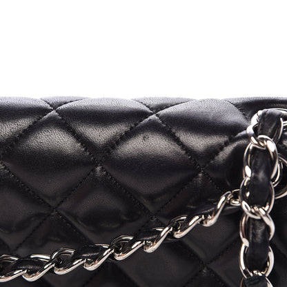 Chanel Lambskin Quilted Maxi Single Flap Black 15 of 16