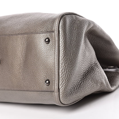 Gucci Metallic Pebbled Calfskin Medium Soho Shoulder Bag Sasso 10 of 10