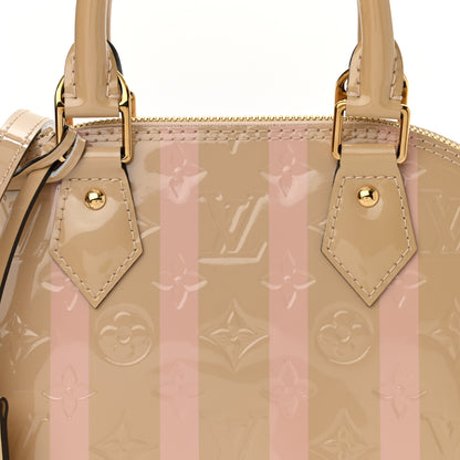 Louis Vuitton Vernis Rayures Alma BB Dune 8 of 10