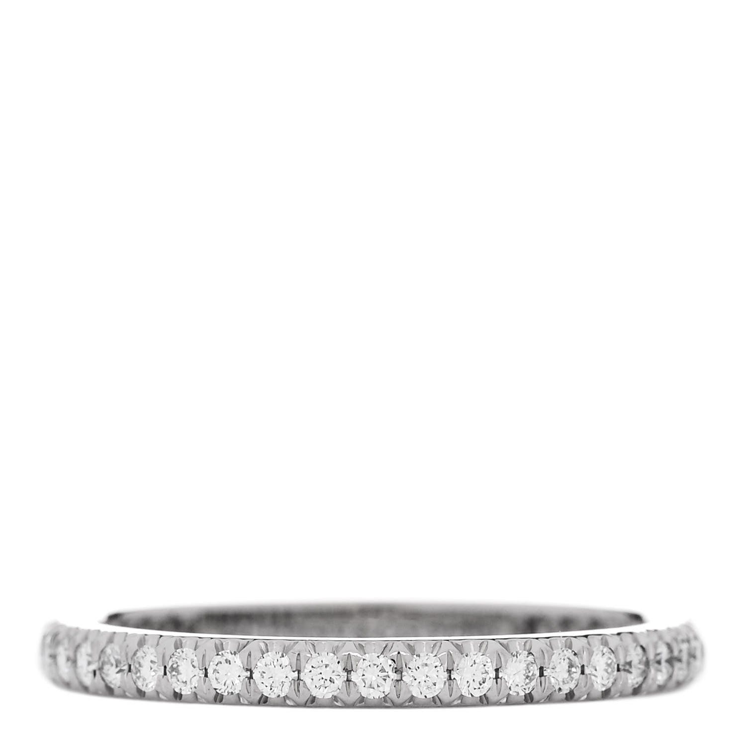 Tiffany Platinum Diamond Soleste Eternity Band Ring 52 6 1 of 4