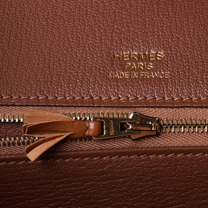 Hermes Tadelakt Ghillies Birkin 35 Fauve 16 of 29