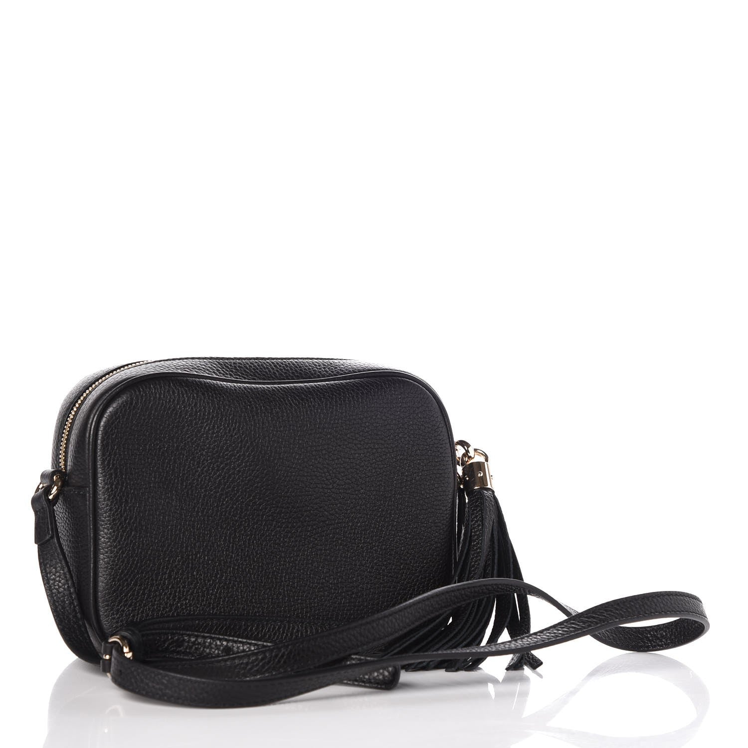Gucci Pebbled Calfskin Small Soho Disco Bag Black 3 of 7