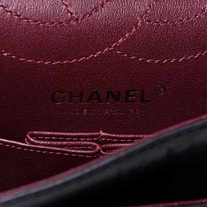 Chanel Aged Calfskin Lucky Charms 2.55 Reissue 225 Flap Black 6 of 16