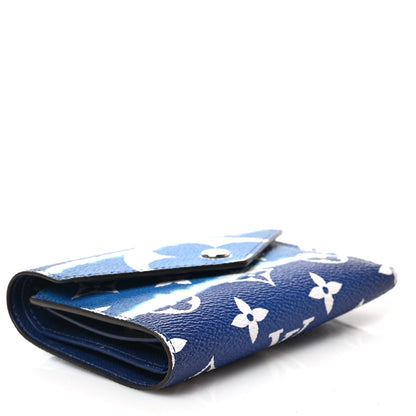 Louis Vuitton Monogram Escale Victorine Wallet Blue 4 of 6