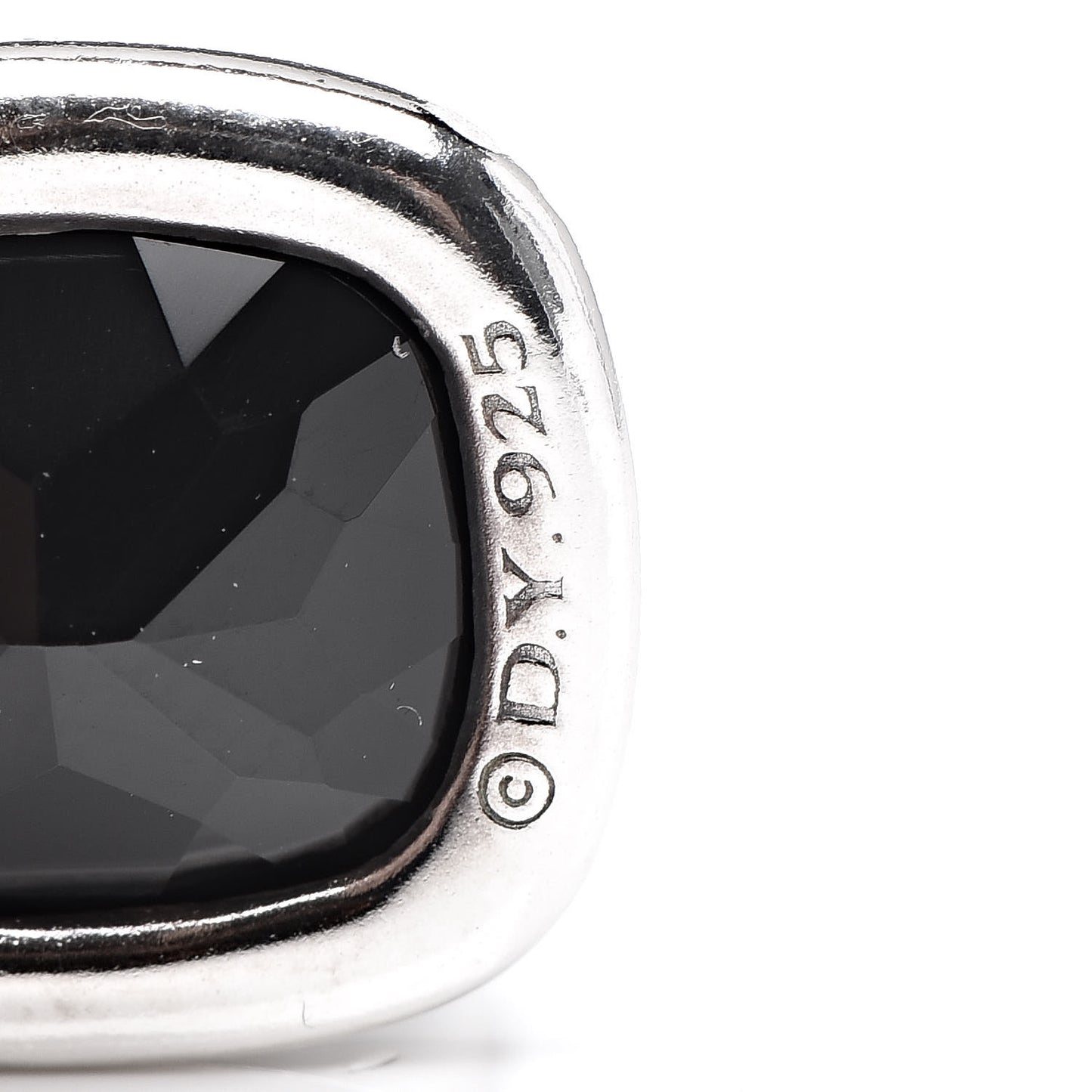 Sterling Silver Diamond Black Onyx Labyrinth Drop Earrings