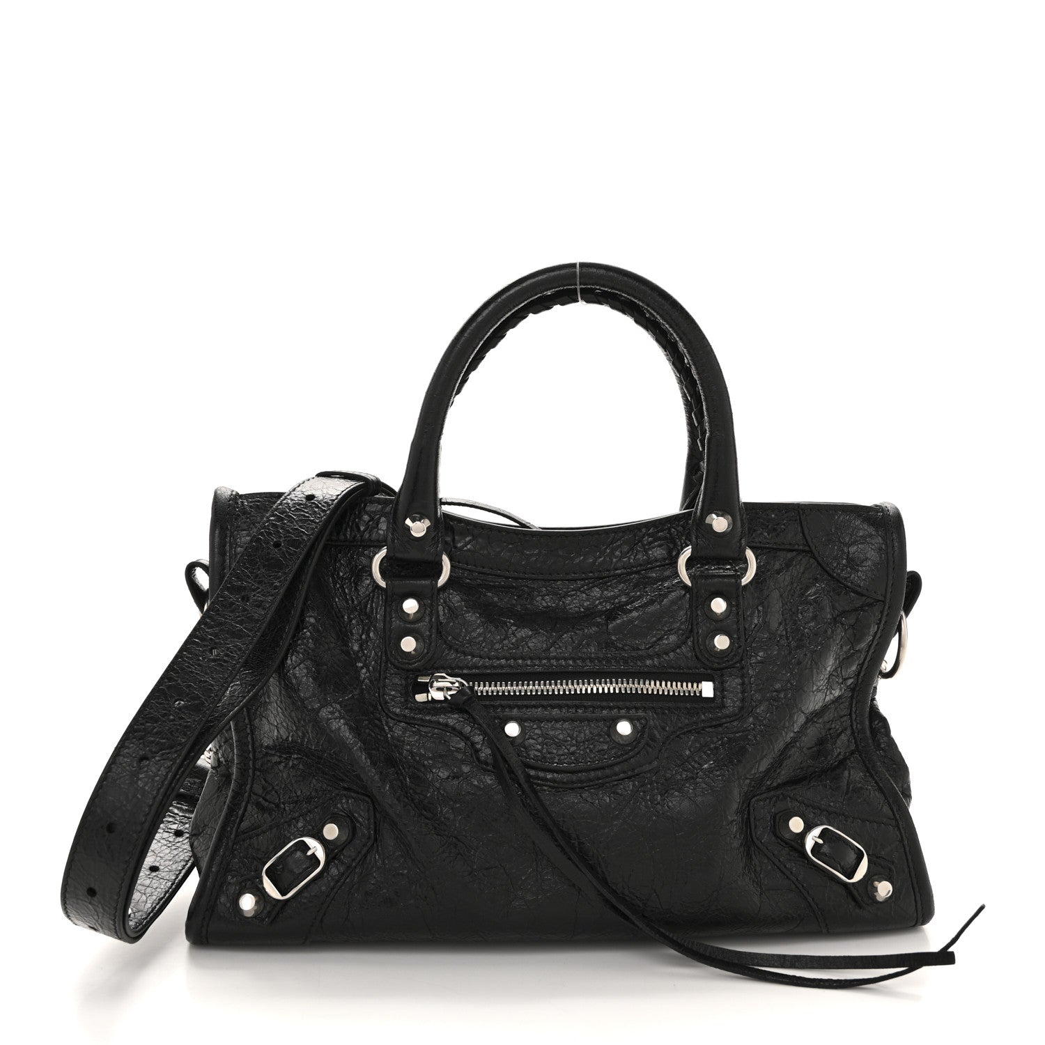 Balenciaga Agneau Arena Silver Hardware Small Le City Black 1 of 13