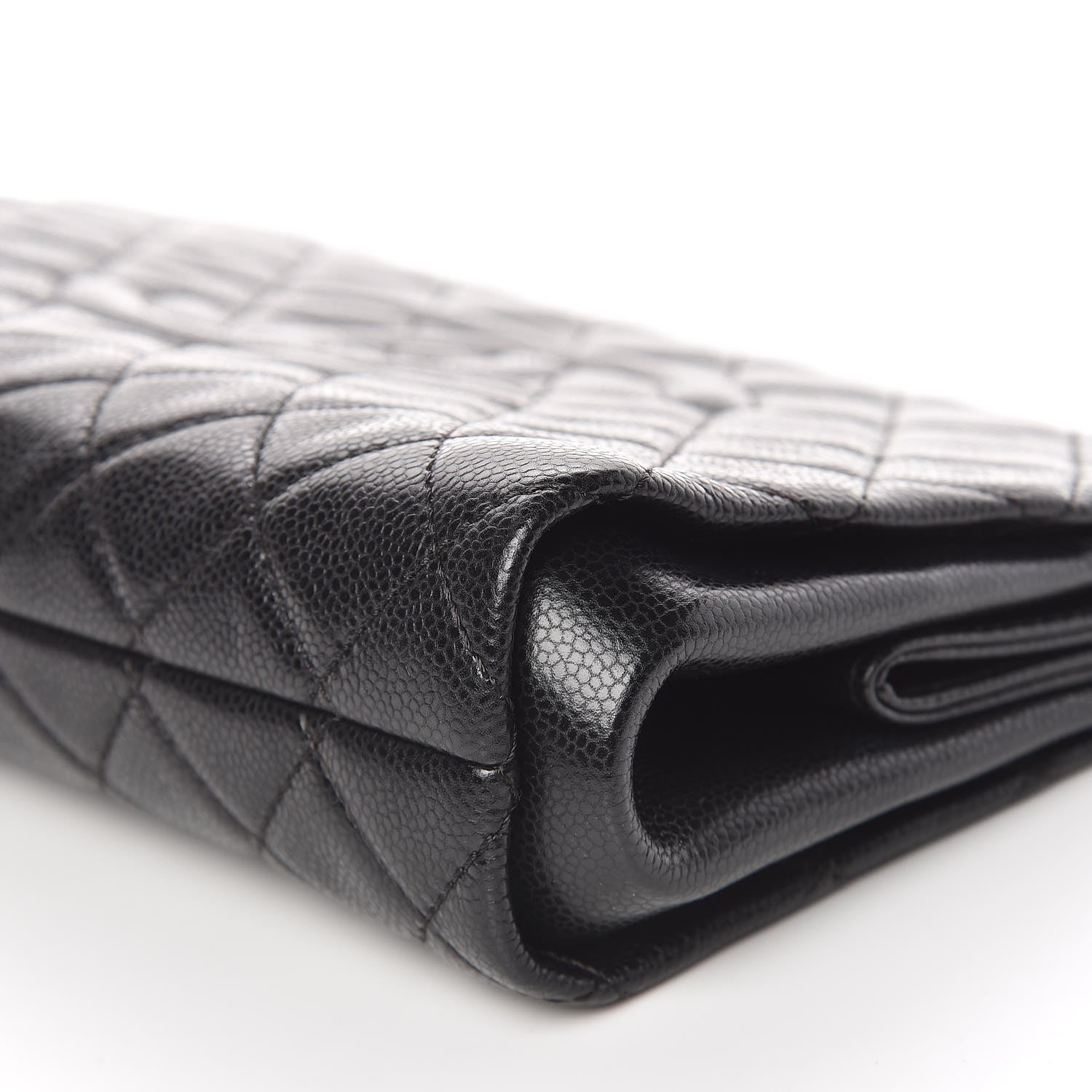 Chanel Caviar Quilted CC Large Clutch Black 9 of 13