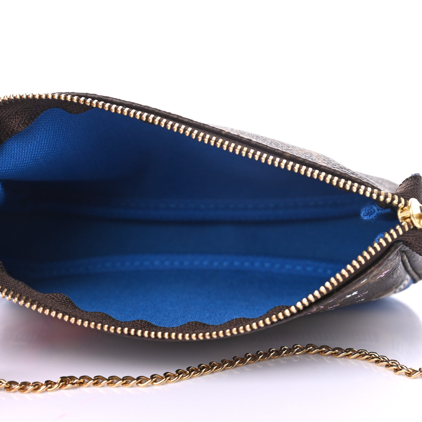 Monogram 2019 Christmas Animation Mini Venice Pochette Accessories Blue