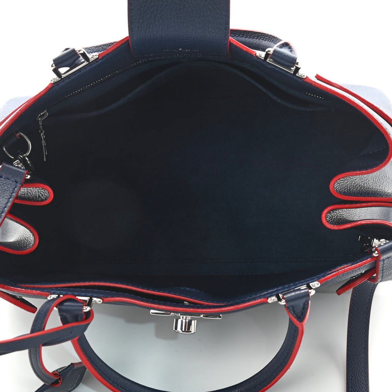 Louis Vuitton Calfskin Lockme Day Marine Rouge 5 of 9