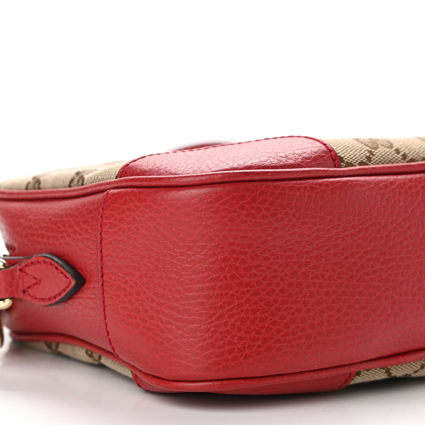 Monogram Mini Bree Messenger Bag Red