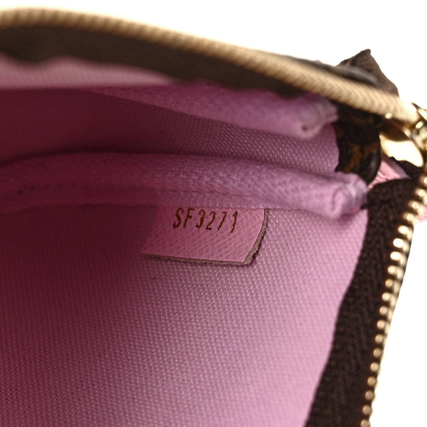 Monogram 2021 Christmas Animation Japanese Garden Mini Pochette Accessories Wisteria Pink