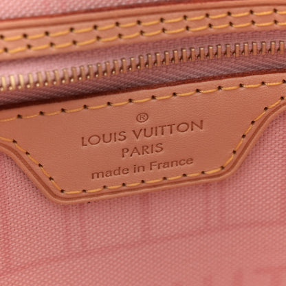 Louis Vuitton Damier Azur Neo Neverfull MM Rose Ballerine 7 of 10