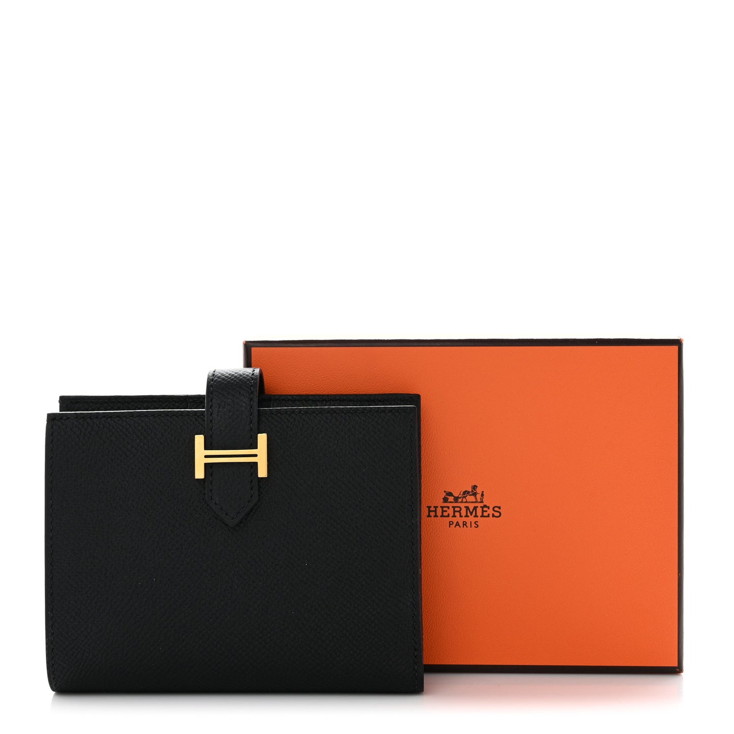 Epsom Bearn Compact Wallet Black