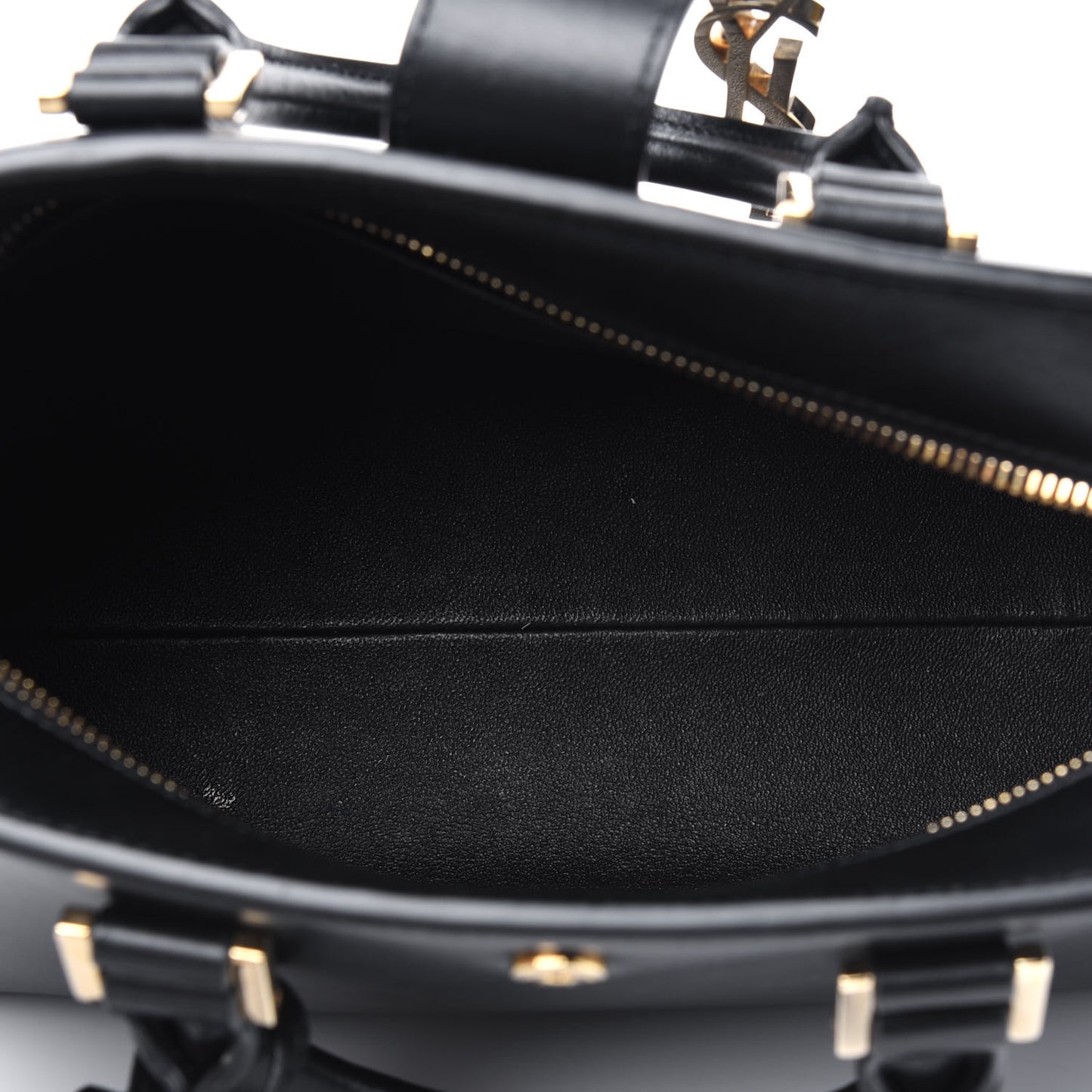 Calfskin Monogram Baby Cabas Black
