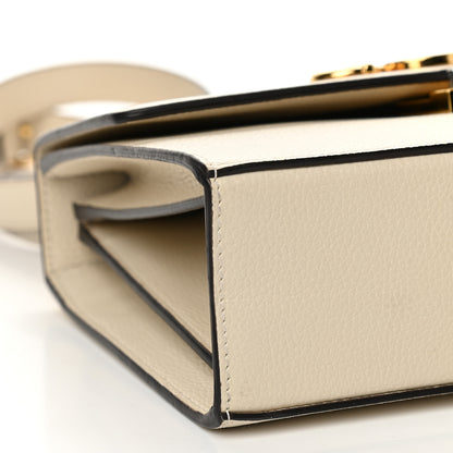 Gucci Smooth Calfskin Small Zumi Shoulder Bag Mystic White 8 of 9