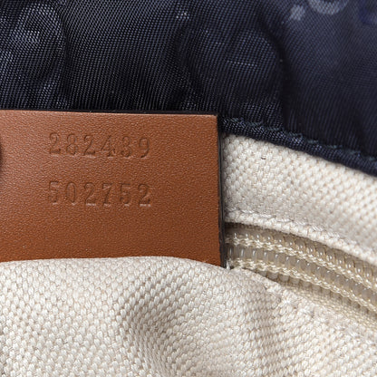 Gucci Nylon Guccissima Medium Tote Navy 9 of 12