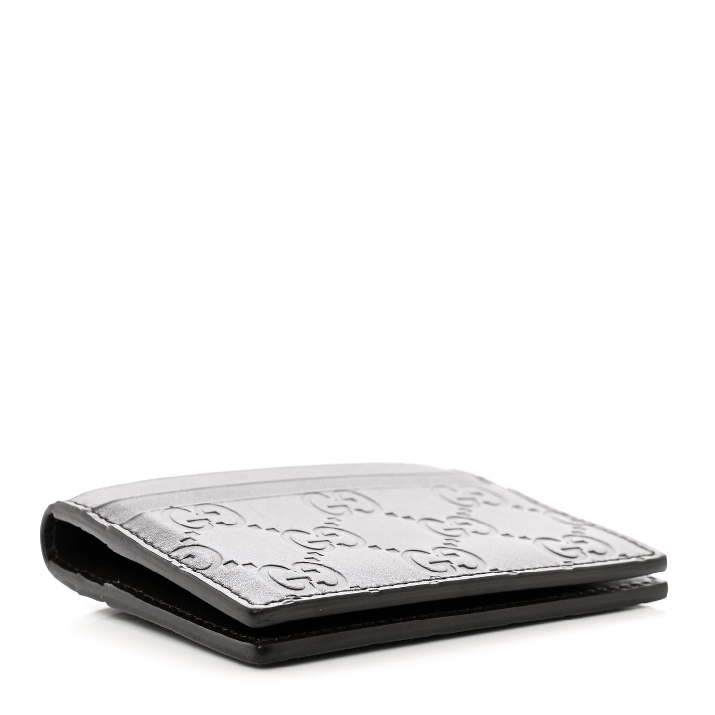 Guccissima Card Holder Black