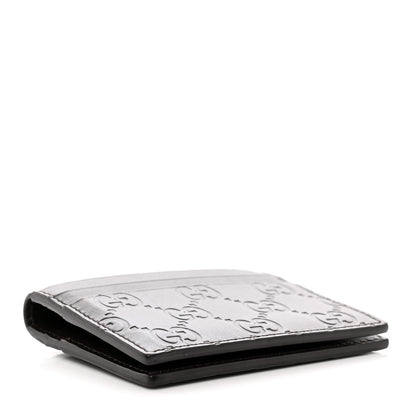 Gucci Guccissima Card Holder Black 4 of 6