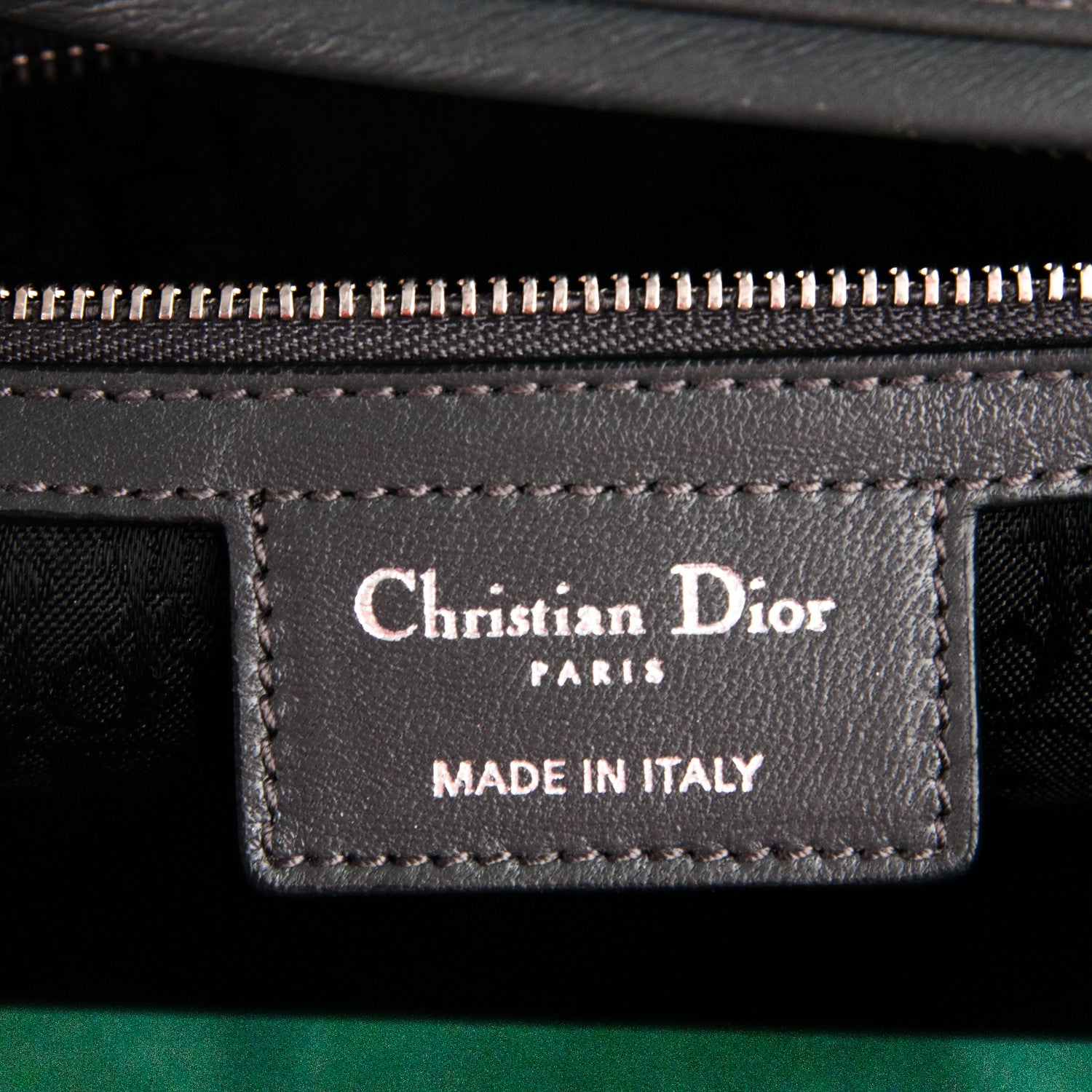 Christian Dior Lambskin Cannage Large Lady Dior Grey 10 of 11
