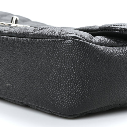 Chanel Caviar Quilted Jumbo Easy Flap Black 9 of 9
