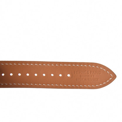 Hermes Barenia 38mm Apple Watch Double Tour Band Fauve 5 of 6