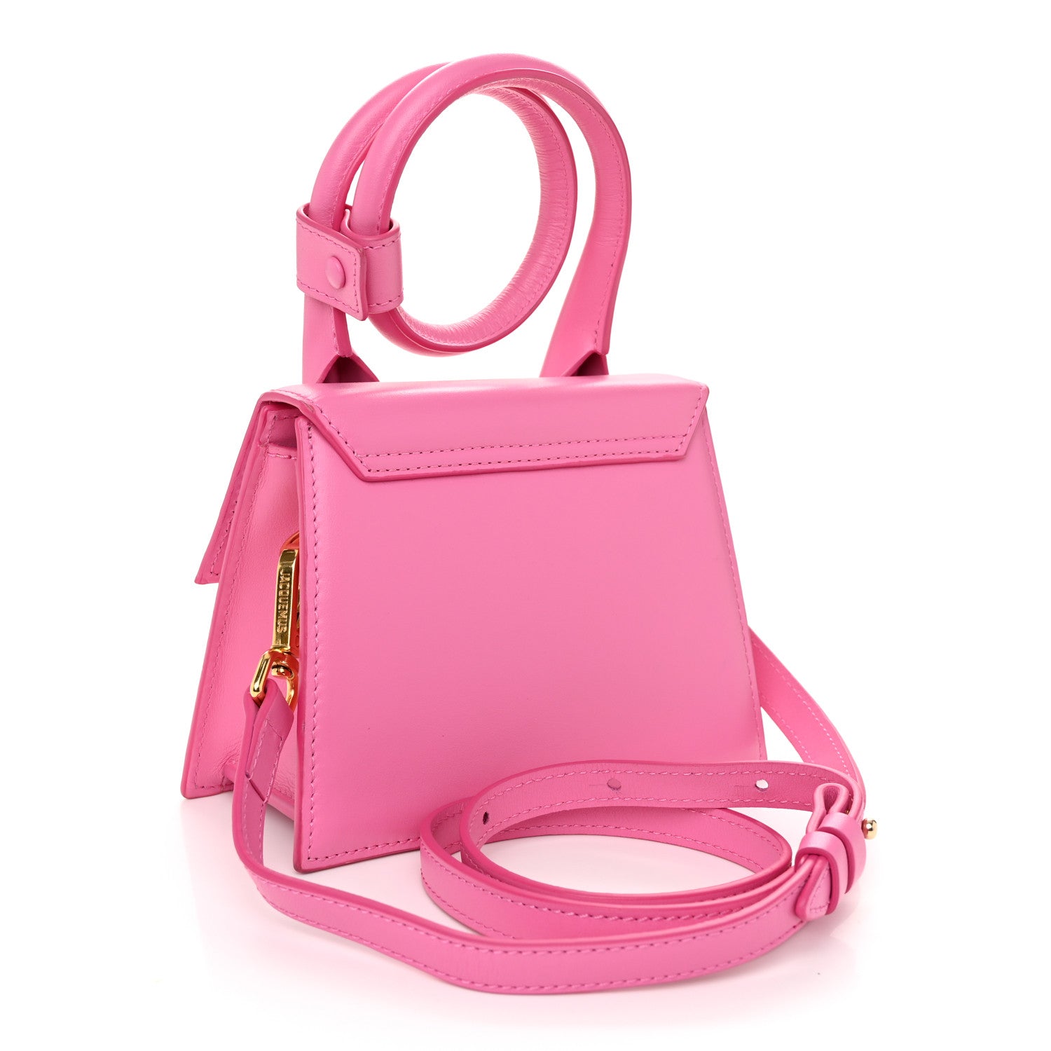 Jacquemus Smooth Calfskin Le Chiquito Noeud Pink 2 of 10