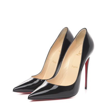 Christian Louboutin Patent So Kate 120 Pumps 39.5 Black 3 of 9