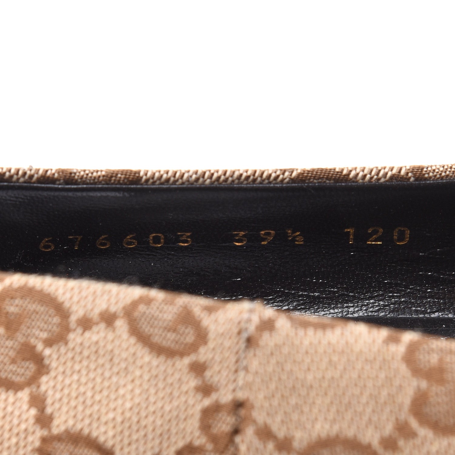 Balenciaga X GUCCI GG Monogram Square Knife 80mm Pumps 39.5 Beige Ebony 8 of 9