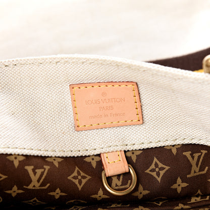 Louis Vuitton Toile Globe Shopper Cabas MM Blue 5 of 8