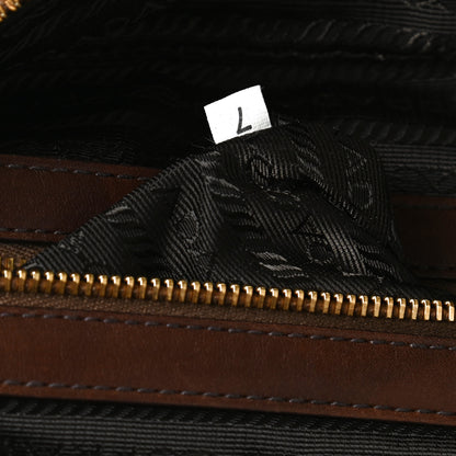 Prada Calf Hair Giraffe Print Tote Sabbia Moro 11 of 15