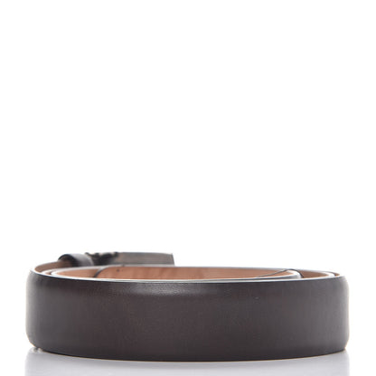 Gucci Mens Calfskin Selleria Belt 100 40 Cocoa 3 of 6