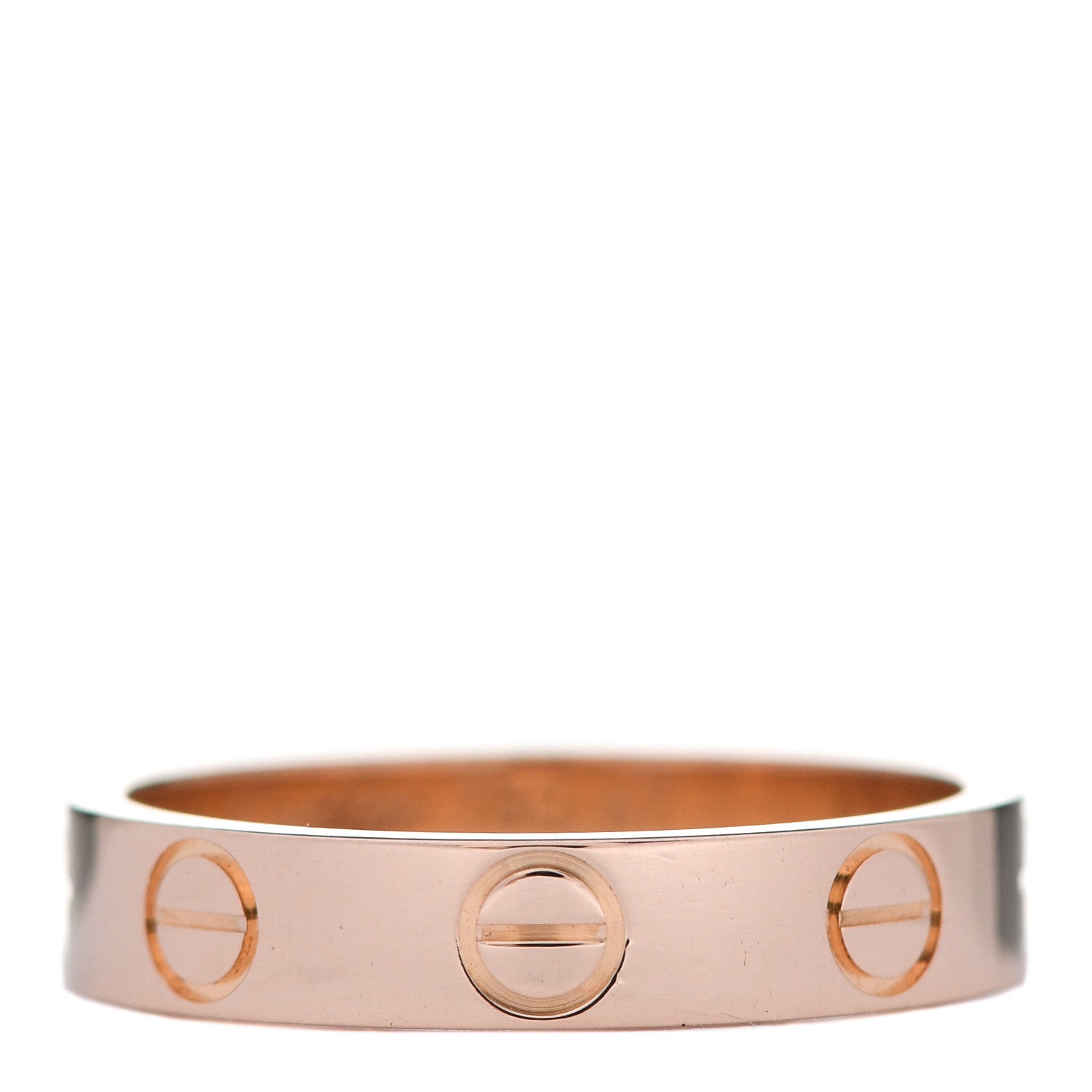 Cartier 18K Pink Gold 3.5mm LOVE Wedding Band Ring 47 4 1 of 4