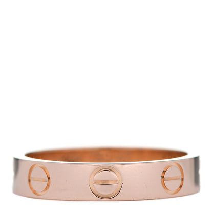 Cartier 18K Pink Gold 3.5mm LOVE Wedding Band Ring 47 4 1 of 4