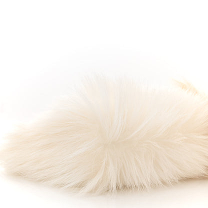 Givenchy Faux Fur XS Lock Antigona Shoulder Bag White 8 of 9