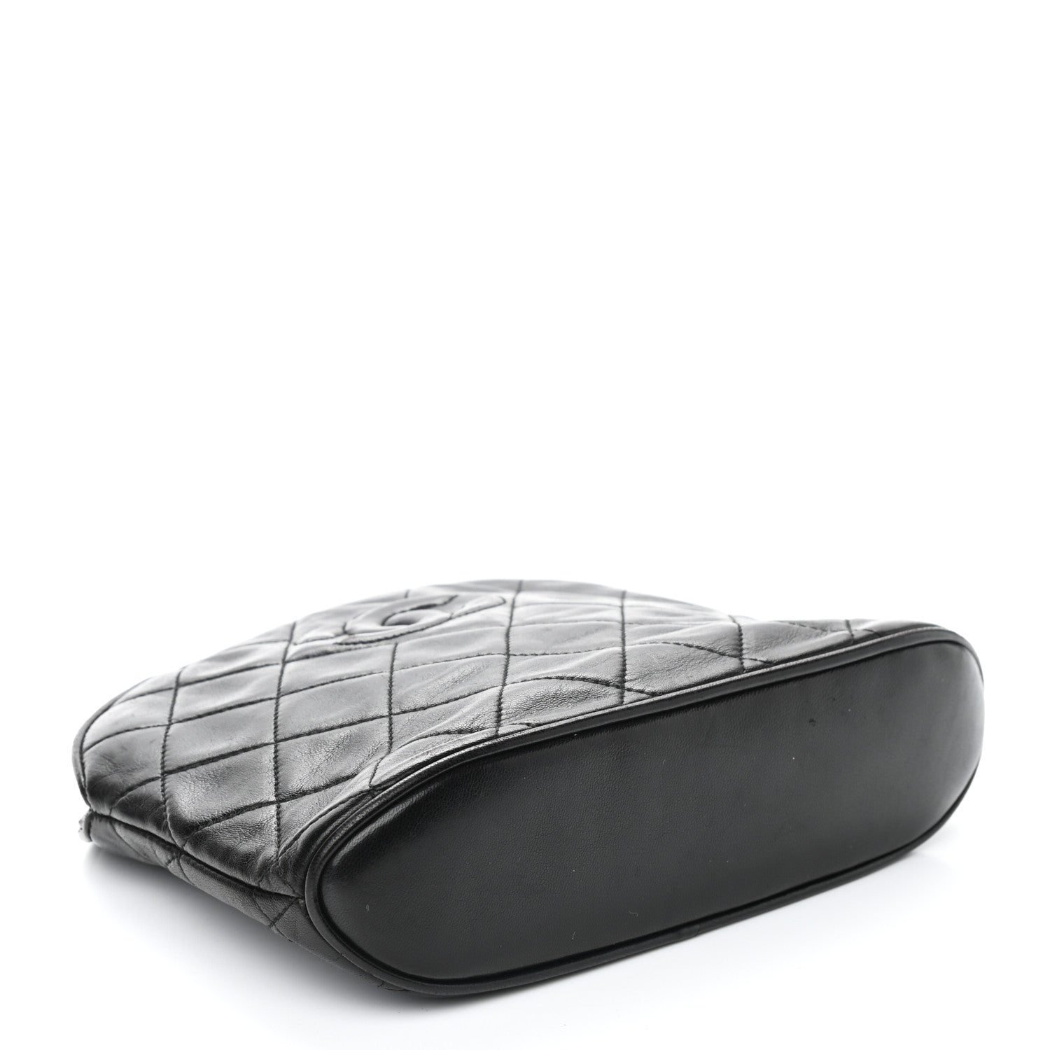 Chanel Lambskin Quilted Tassel Camera Case Black 4 of 9