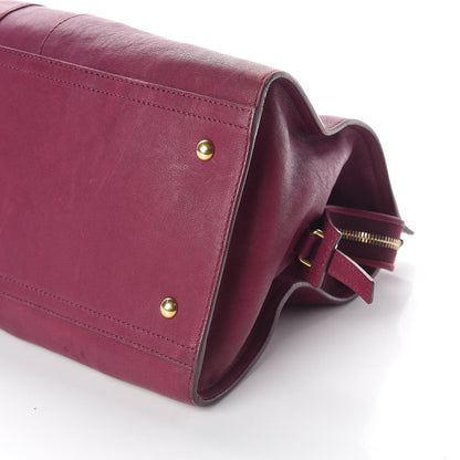 Saint Laurent Sheepskin Medium Cabas ChYc Black Cherry 10 of 11