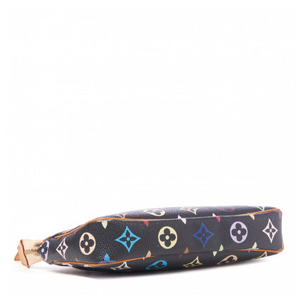 Louis Vuitton Monogram Multicolor Pochette Accessories Black 3 of 8