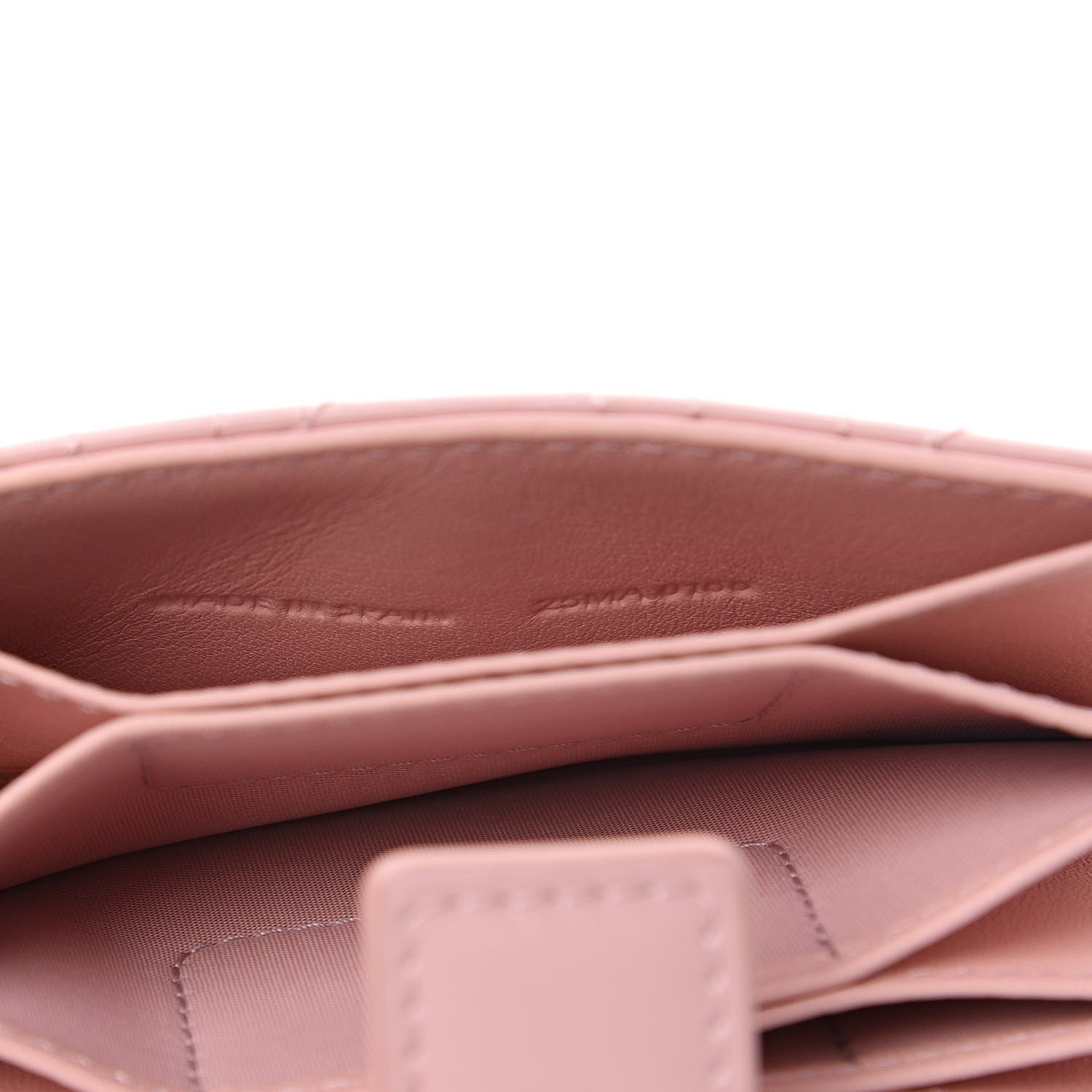Christian Dior Patent Cannage Lady Dior 5-Gusset Card Holder Pink 7 of 9