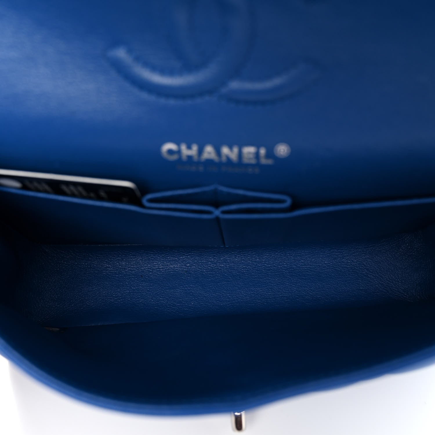 Chanel Lambskin Quilted Small Double Flap Blue 5 of 11