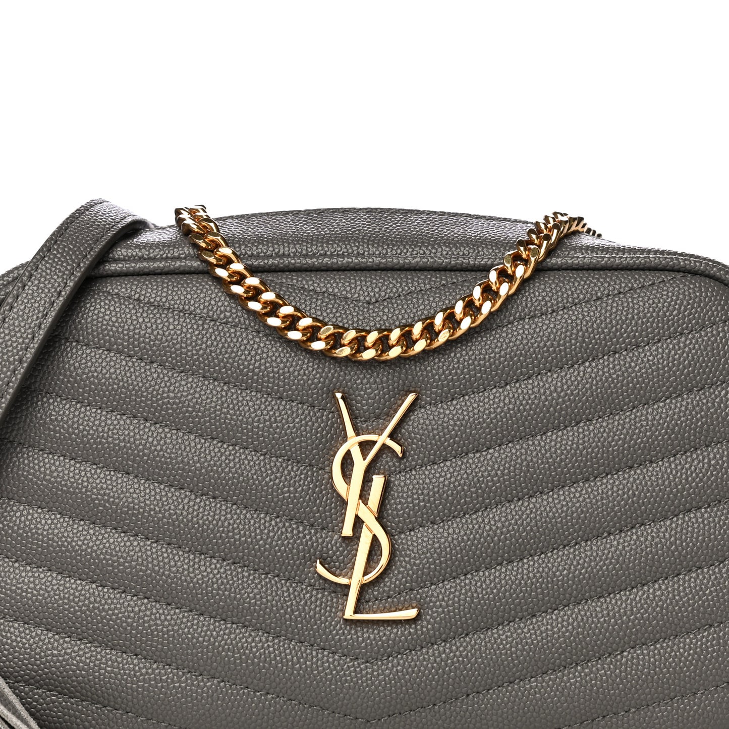 Grain De Poudre Matelasse Monogram Mini Lou Camera Bag Fog