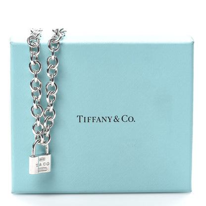 Tiffany Sterling Silver 1837 Lock Charm Necklace 6 of 6