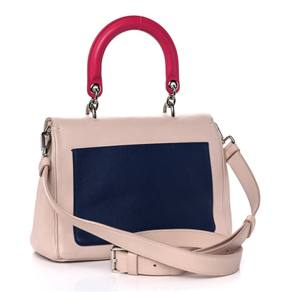 Christian Dior Smooth Calfskin Medium Be Dior Flap Pink Blue 3 of 13