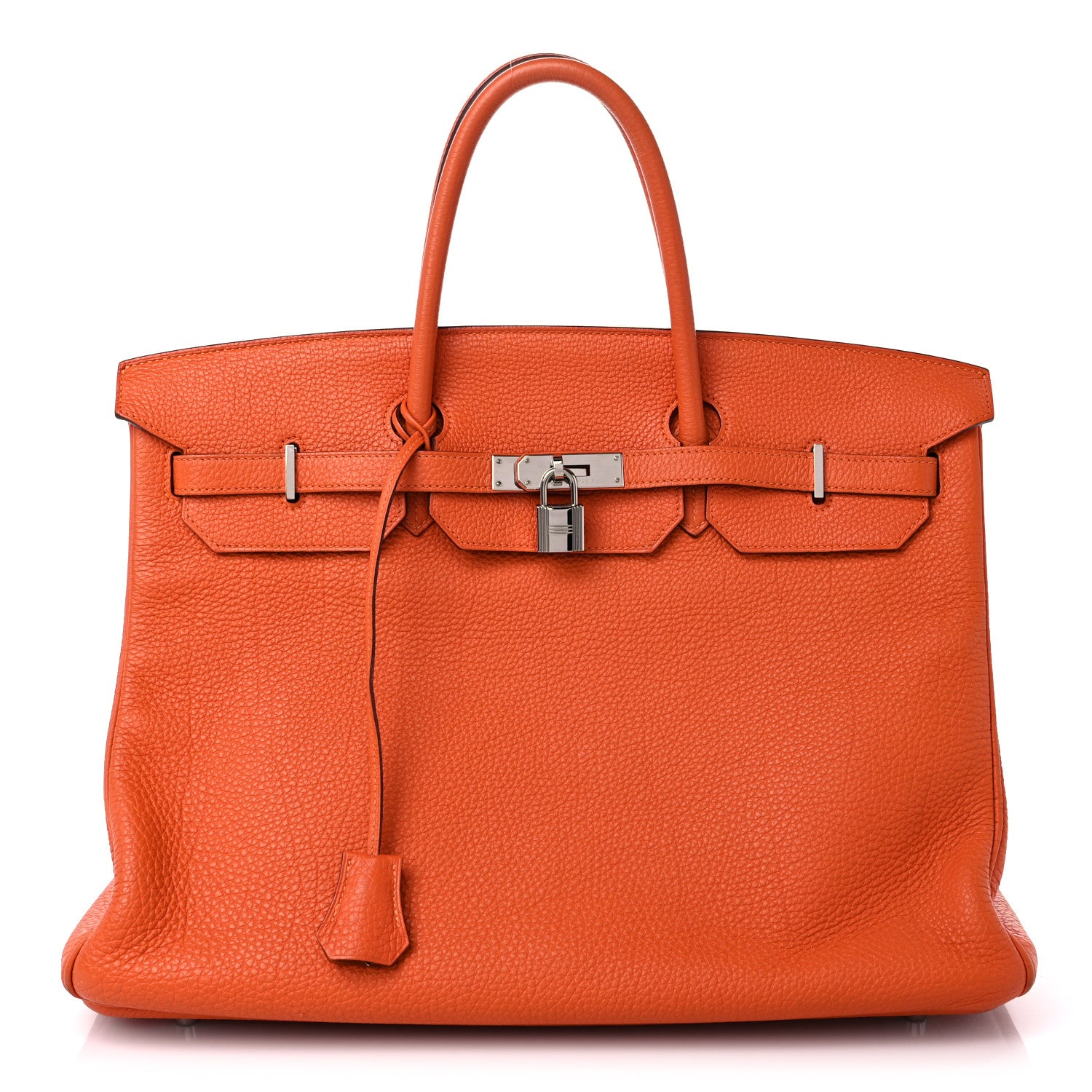Hermes Togo Birkin 40 Orange 1 of 15