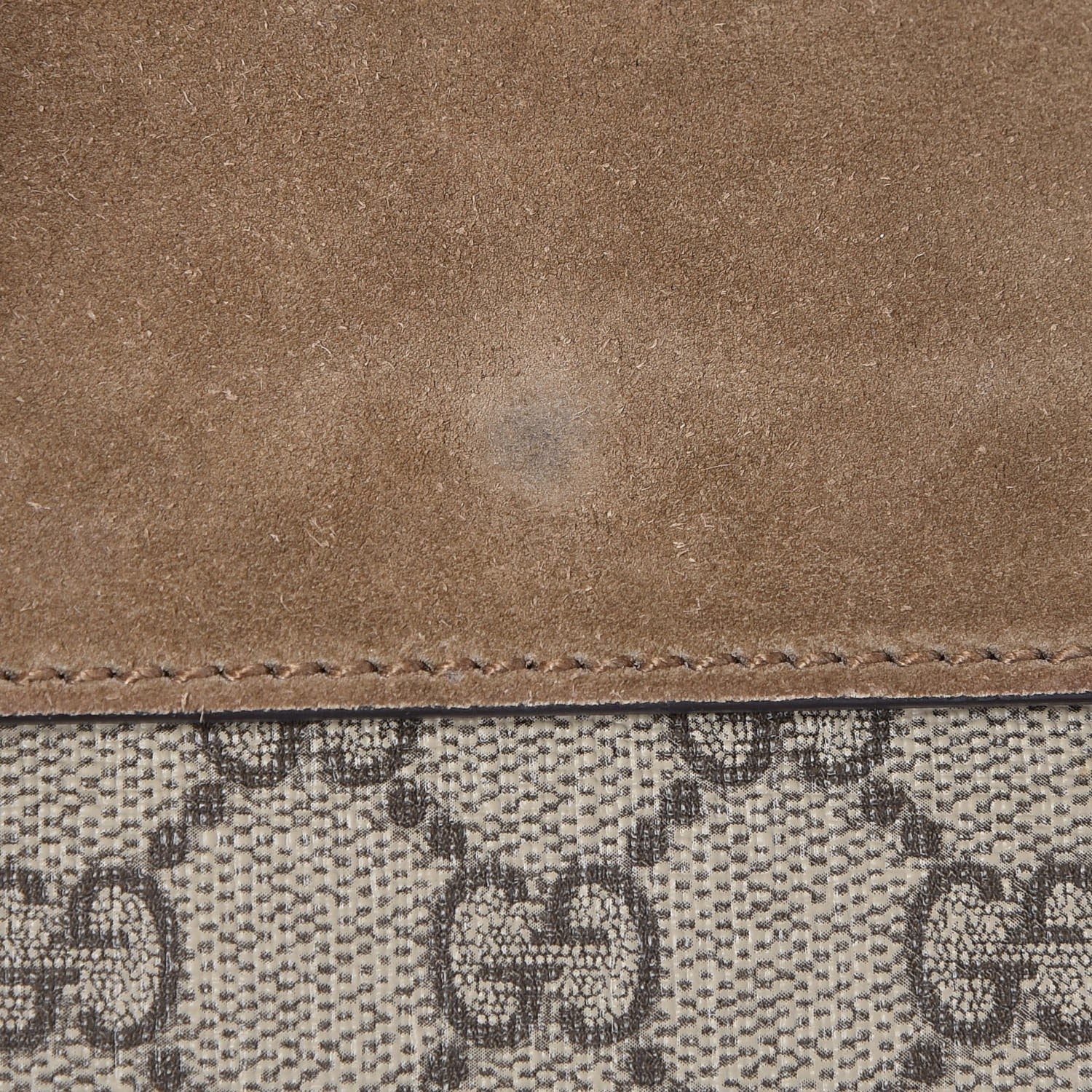 Gucci GG Supreme Monogram Mini Dionysus Shoulder Bag Taupe 8 of 8