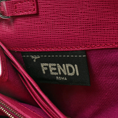 Fendi Vitello Elite Crystal Eye Monster Continental Wallet on Chain Bellini Multicolor 7 of 8