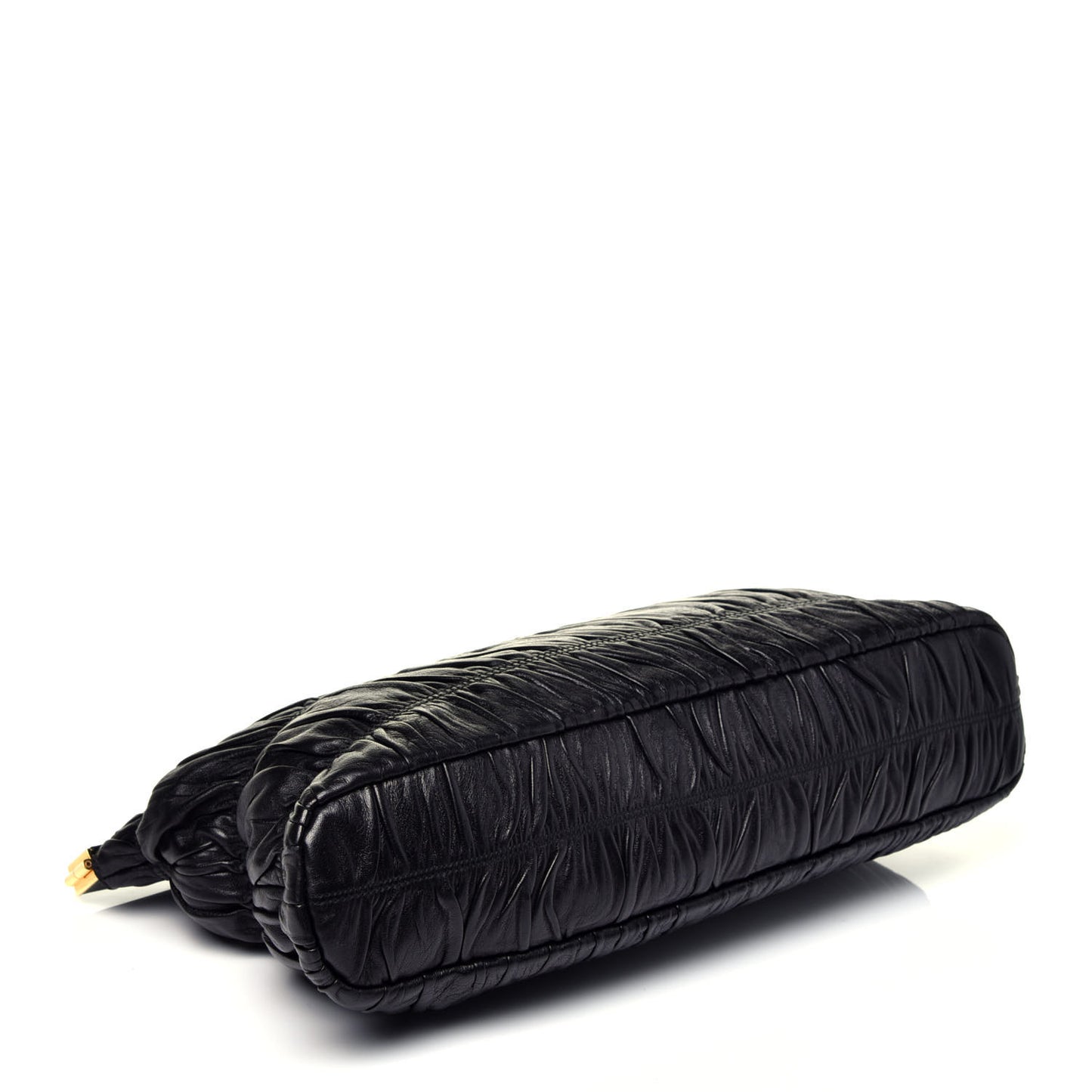 Nappa Gaufre Clutch Black