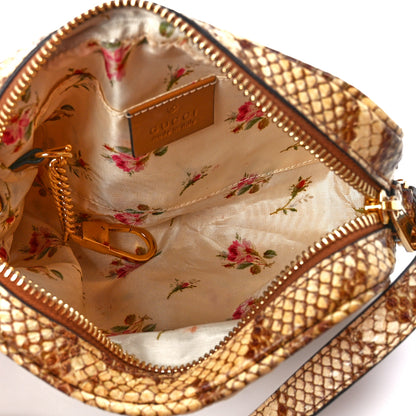 Gucci Raffia Elaphe Mini Ophidia Shoulder Bag Natural Cream Brown 5 of 11