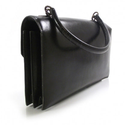 Hermes Box Leather Sac Cordeliere Shoulder Bag Black 3 of 9