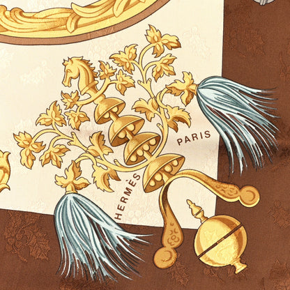 Hermes Silk Plumes Et Grelots Scarf 90 2 of 3
